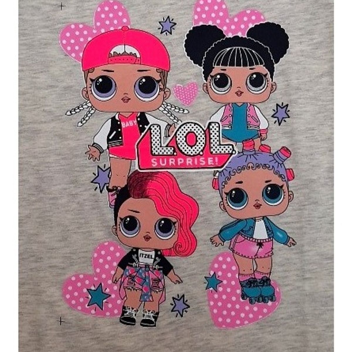 FODAGO - Polo niña manga corta Lol Banda - Beige