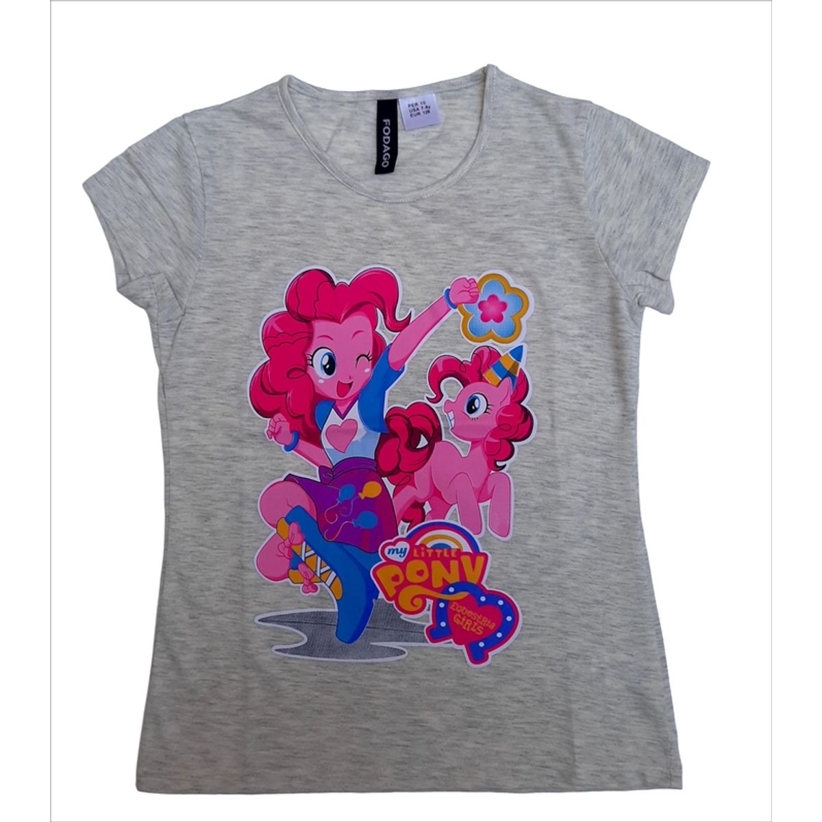 FODAGO - Polo niña manga corta Pony 2 - Beige.