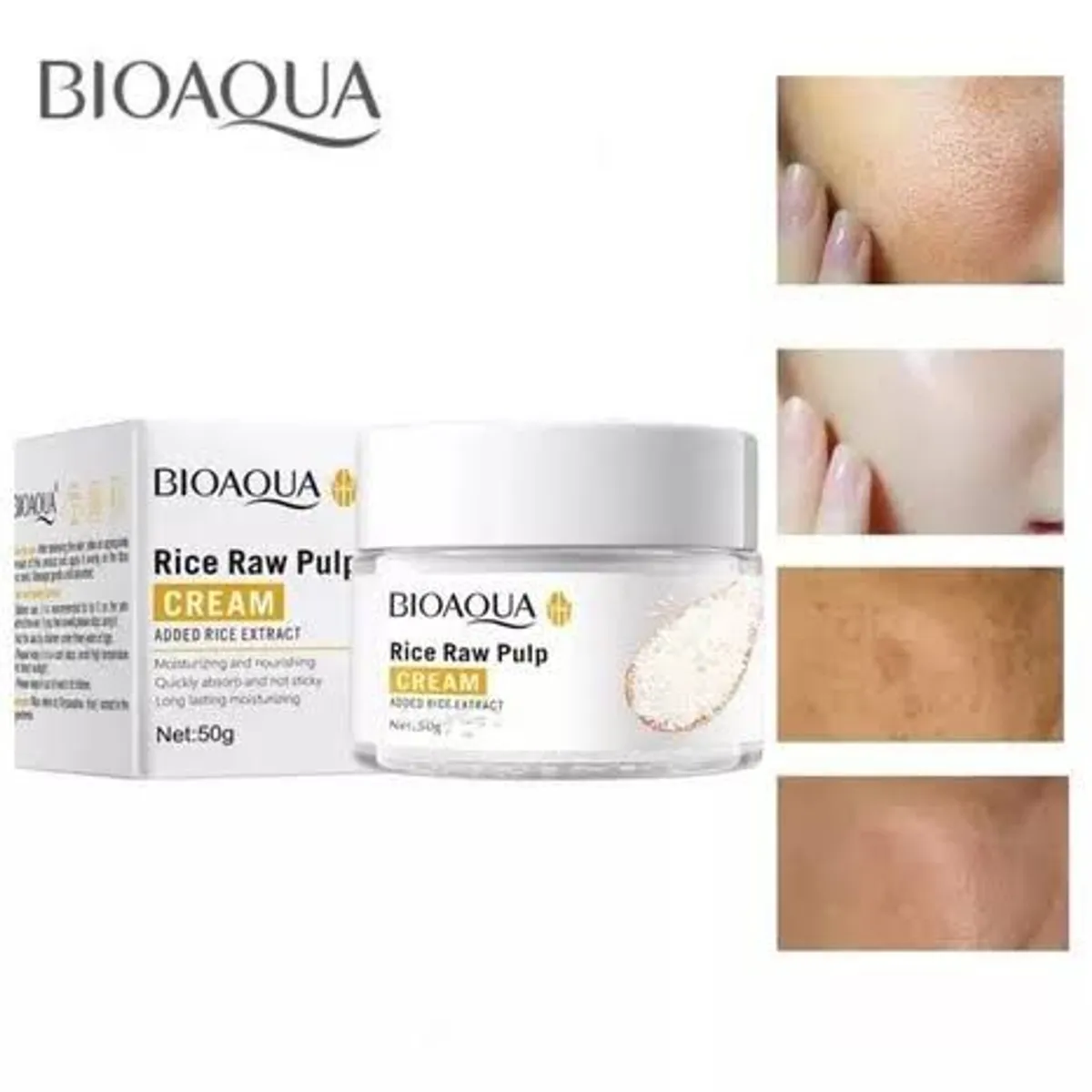 BIOAQUA - Crema Aclarante de Arroz Bioaqua