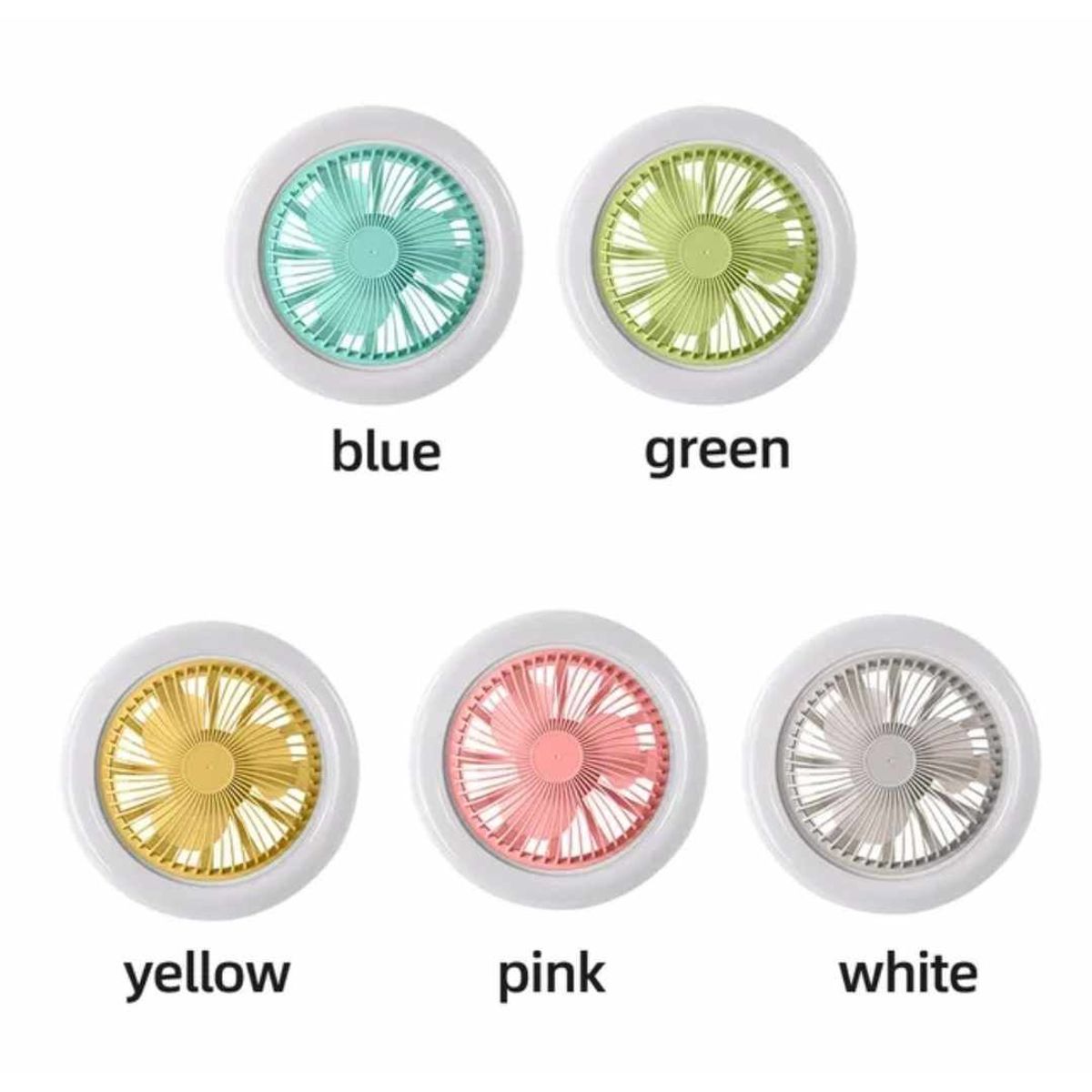 GENERICO - Foco Ventilador LED Ahorrador Control Multifuncion Oficina Al Azar