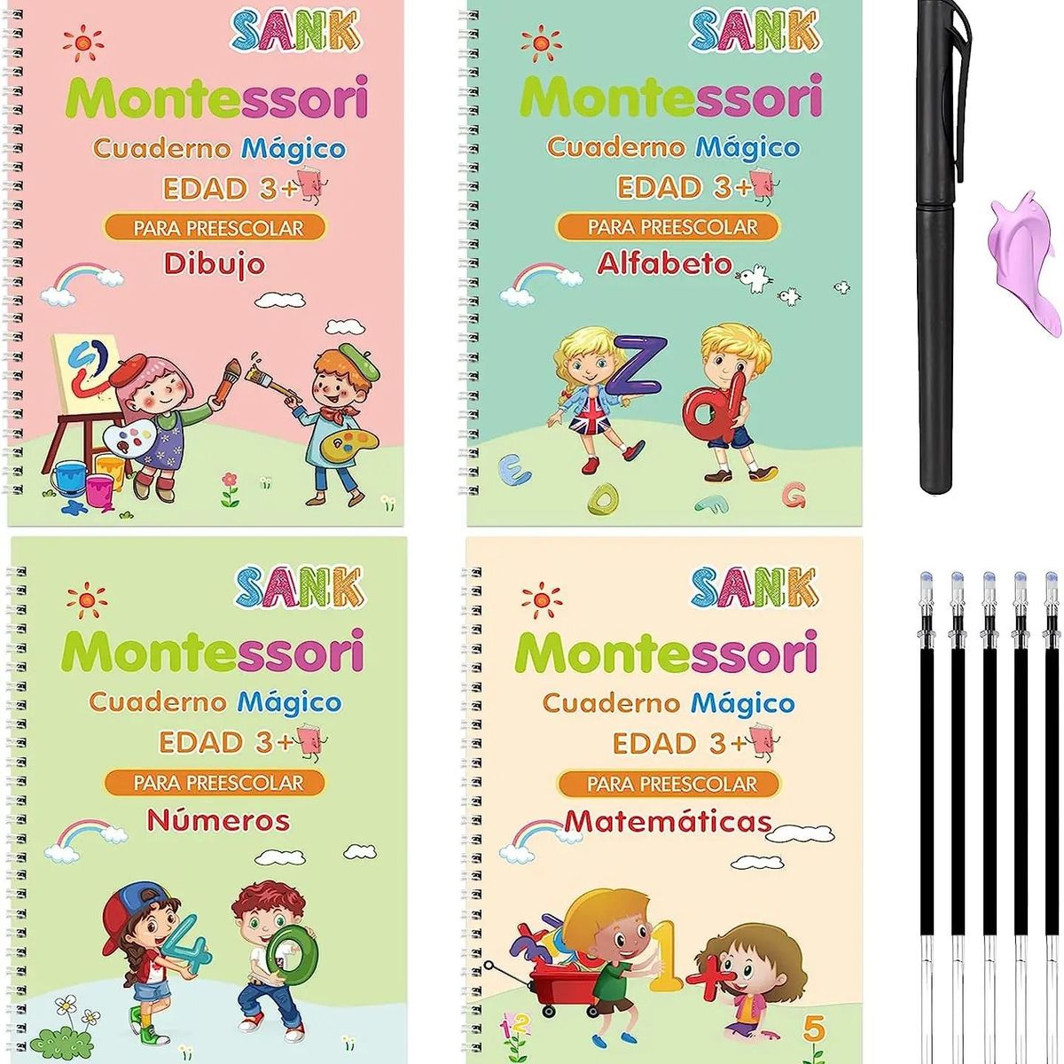 GENERICO - Cuaderno de caligrafía Montessori