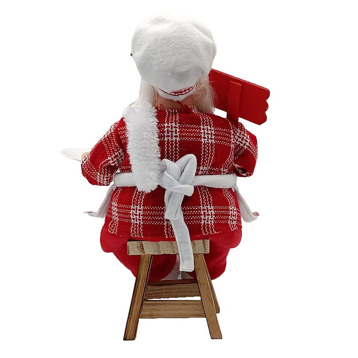 VATYERTY - 1 pieza-14 pulgadas sentado Chef Papá Noel para el hogar #1