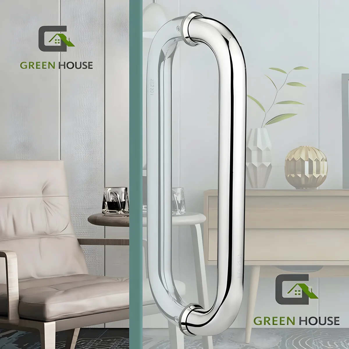 GREEN HOUSE - MANILLON - JALADOR - TIRADOR - C - ACERO INOXIDABLE 32CM