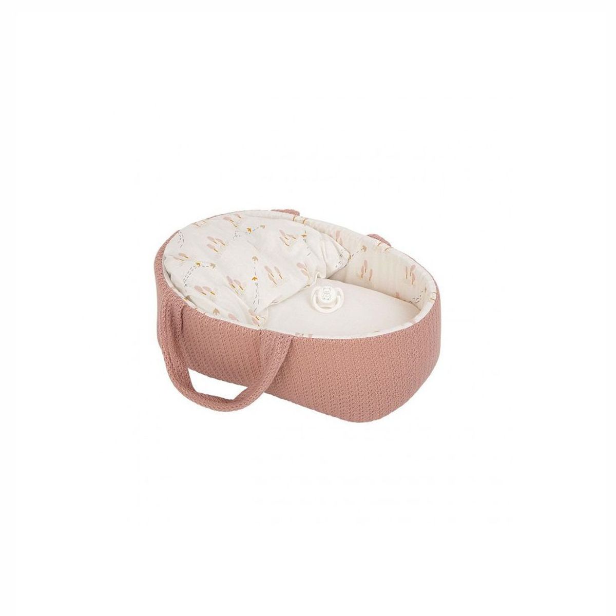 MUÑECAS REBORN - Muñeca ELEGANCE de 33 cm Babyto con ropita rosa y capazo