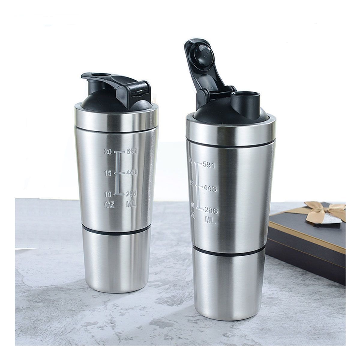 42AROZINA - Taza coctelera de taza de agua de acero inoxidable