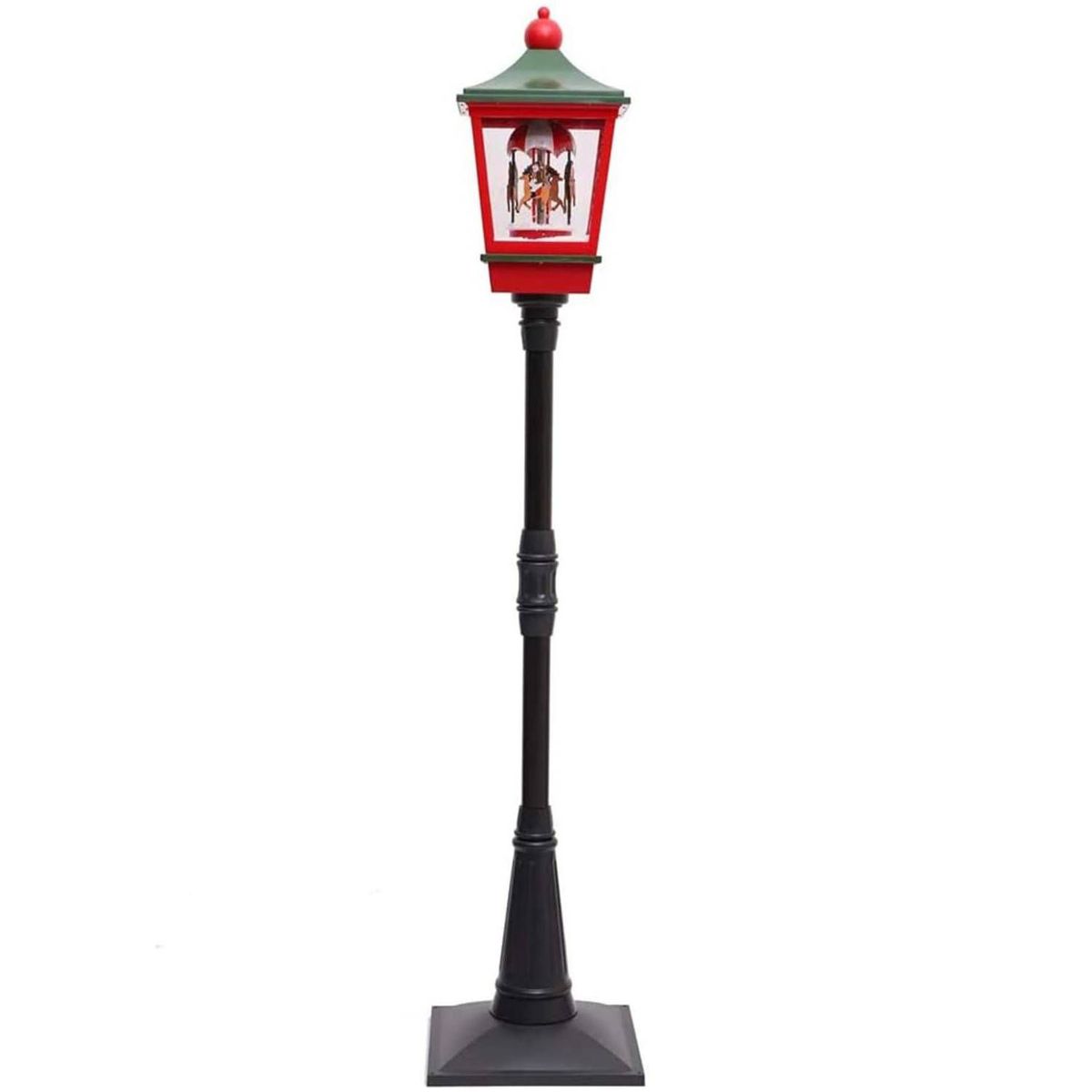 GENERICO - Farol navideño carrusel musical 185cm