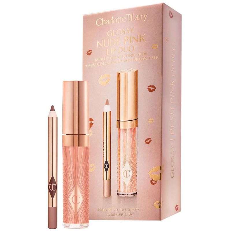 CHARLOTTE TILBURY - Pack Mini para Labios Charlotte Tilbury - Nude Pink.