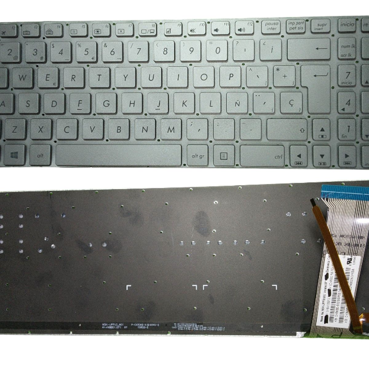 GENERICO - teclado para asus N551JK N551 N551JJ N551JM N551JQ N551Z N551ZU