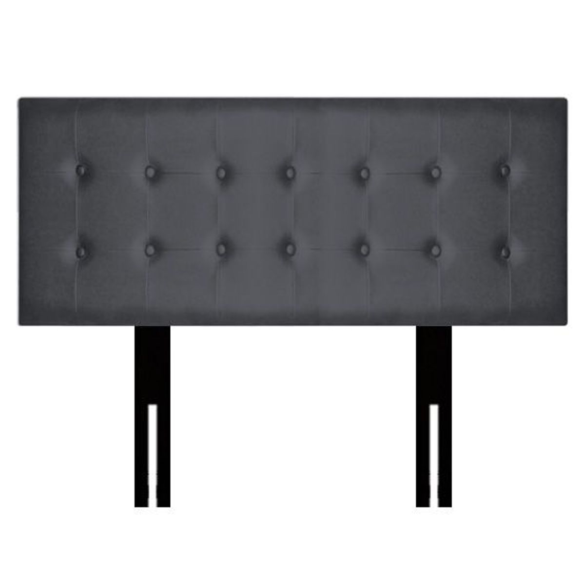 BARAKA HOME - Cabecera Opole Patas Desmontables Queen - Gris Oscuro