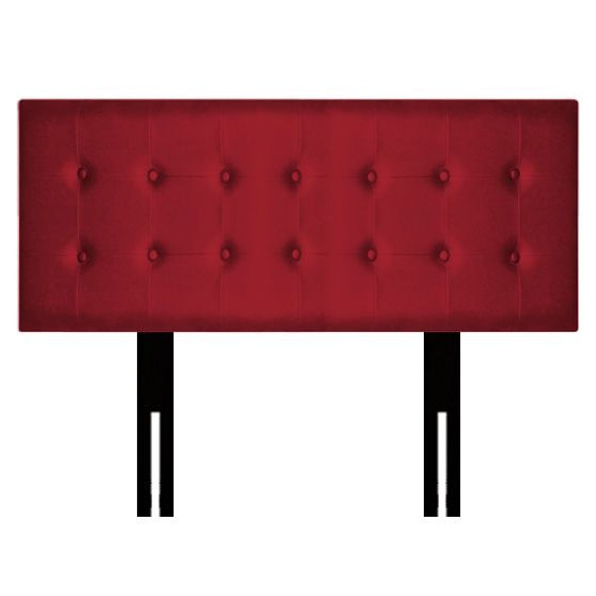 BARAKA HOME - Cabecera Opole Patas Desmontables Queen - Rojo