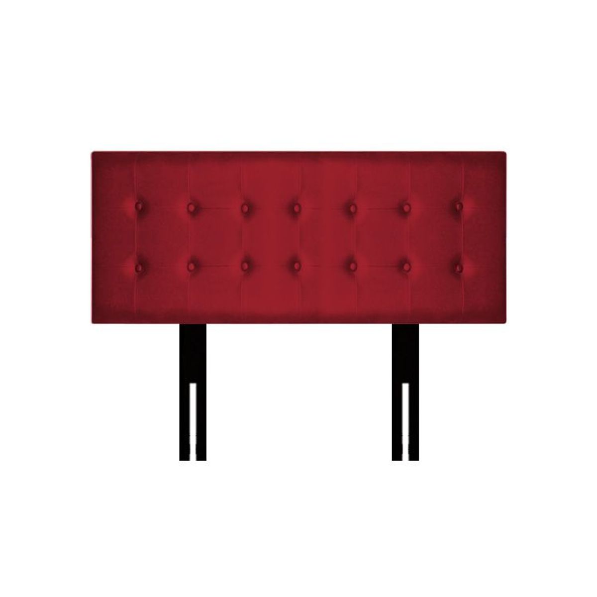 BARAKA HOME - Cabecera Opole Patas Desmontables Queen - Rojo