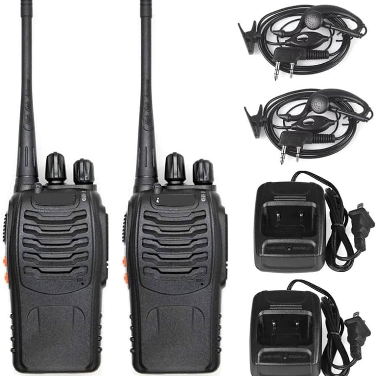 OEM - Kit Completo 2 Walkie Talkie Bidireccional Radio Transceptor 16Canales