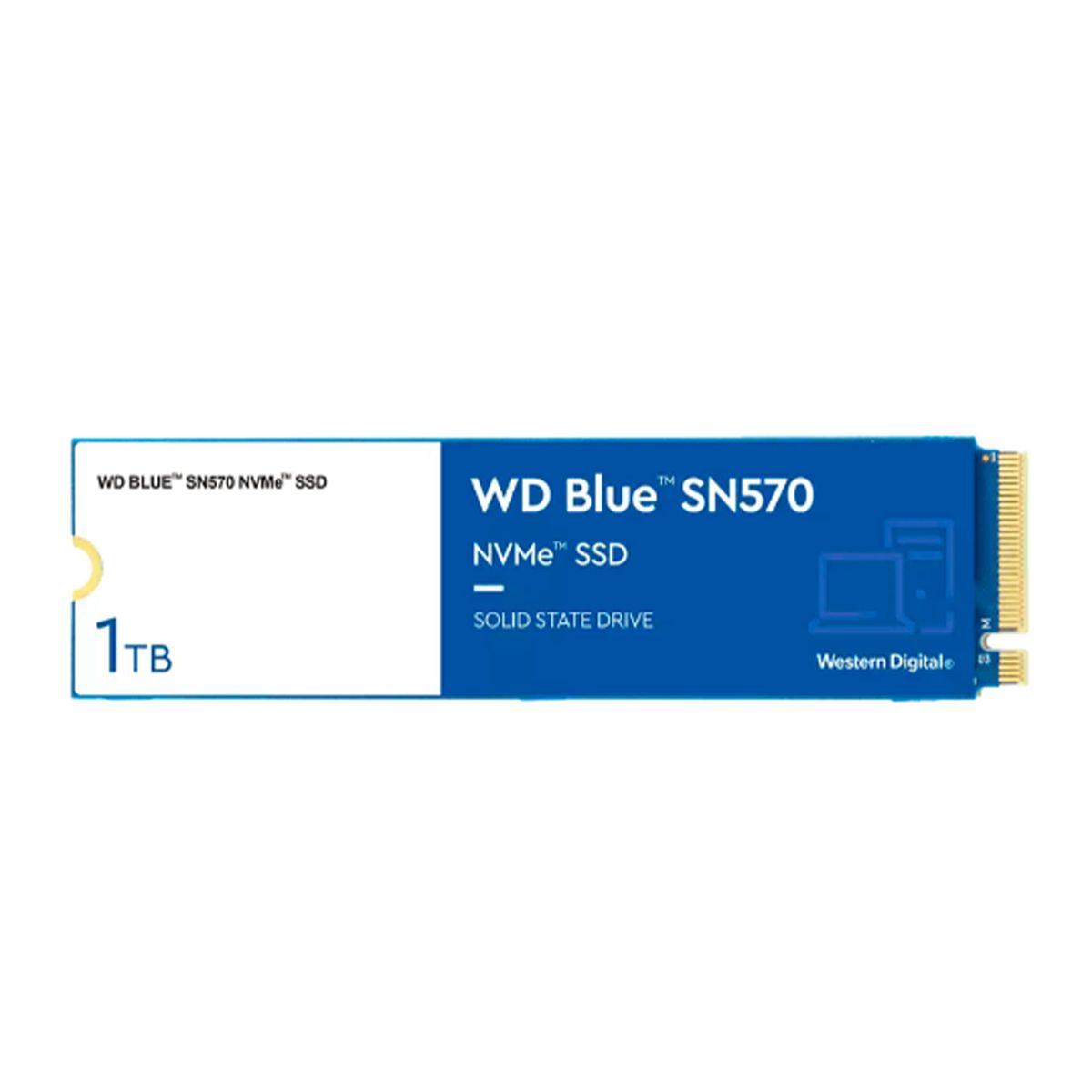 WESTERN DIGITAL - DISCO SOLIDO WESTERN DIGITAL BLUE SN570 1TB M.2 2280 P/N: WDS100T3B0C