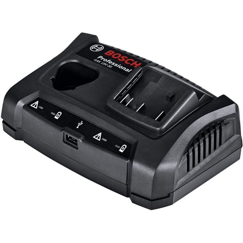 BOSCH - Cargador Multiple Bosch GAX 18v-30 12v 144v 18v USB