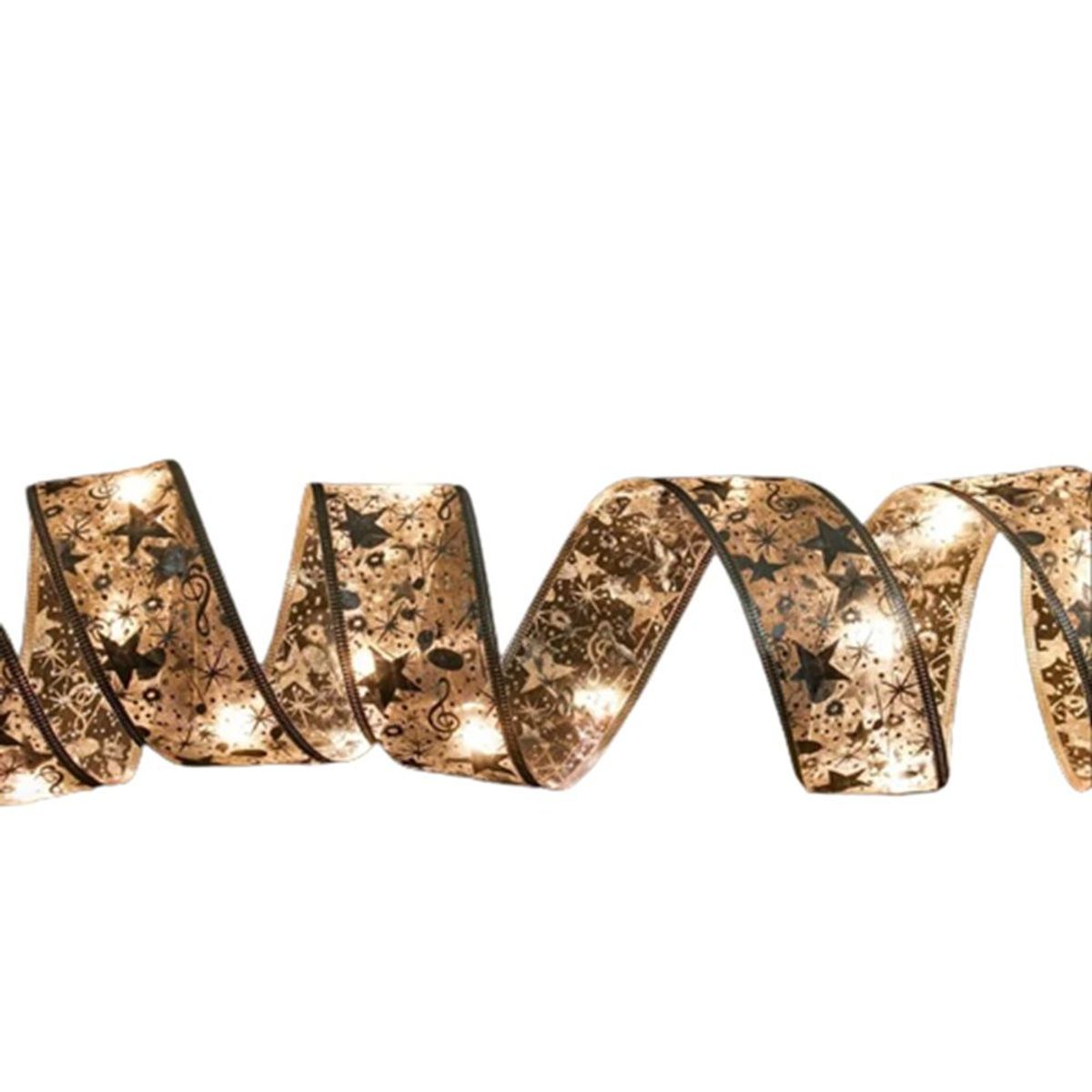 GENERICO - Cinta Guirnaldas Dorado Arbolito Navidad Año Nuevo Decoración Genieka