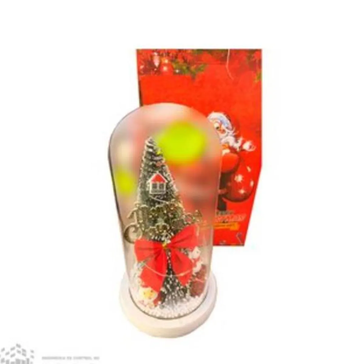 GENERICO - CAPSULA CON LUZ LED NAVIDEÑO DE ADORNO NAVIDEÑO