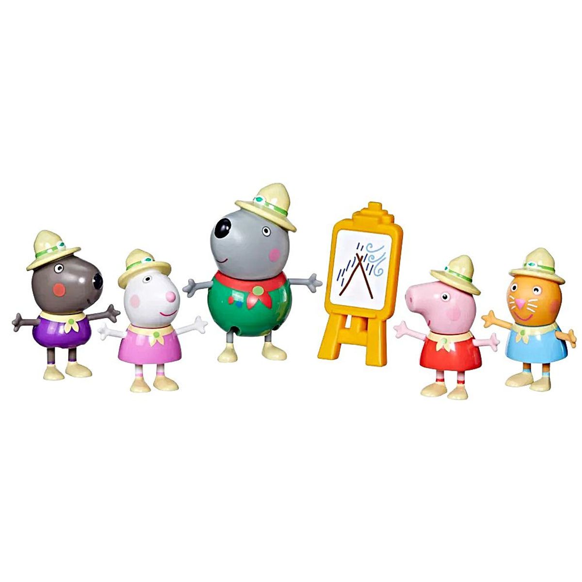 HASBRO - Figuras Peppa Pig y sus amigos de campamento