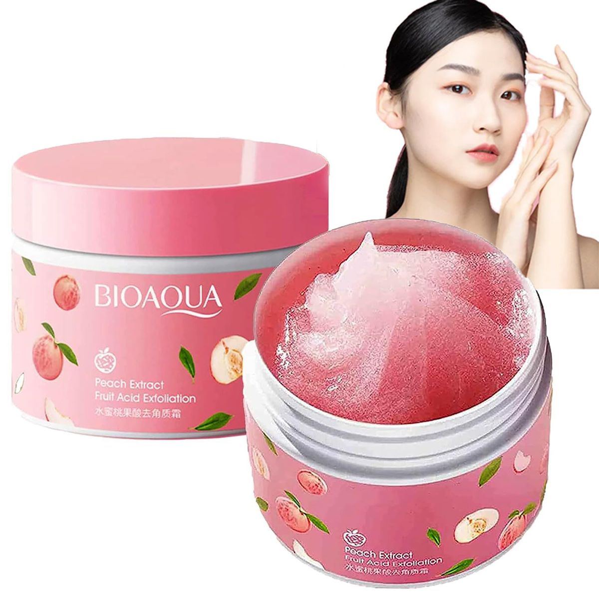 BIOAQUA - PACK 3 CREMA EXFOLIANTE PEACH EXTRACT BIOAQUA