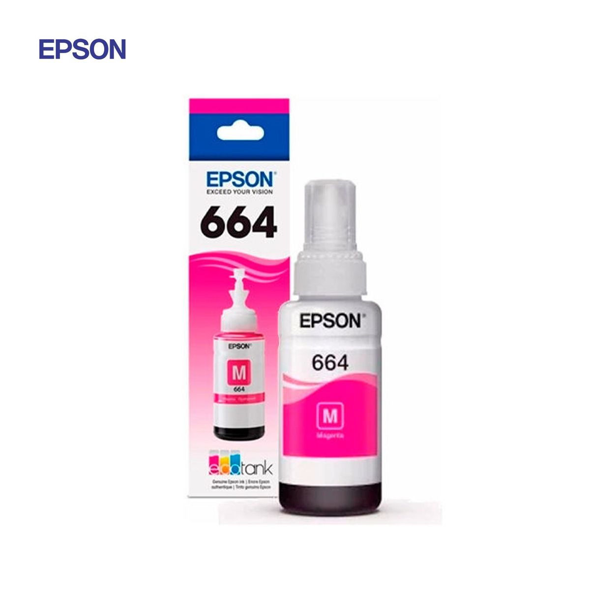 EPSON - Tinta Epson T664 Color Magenta