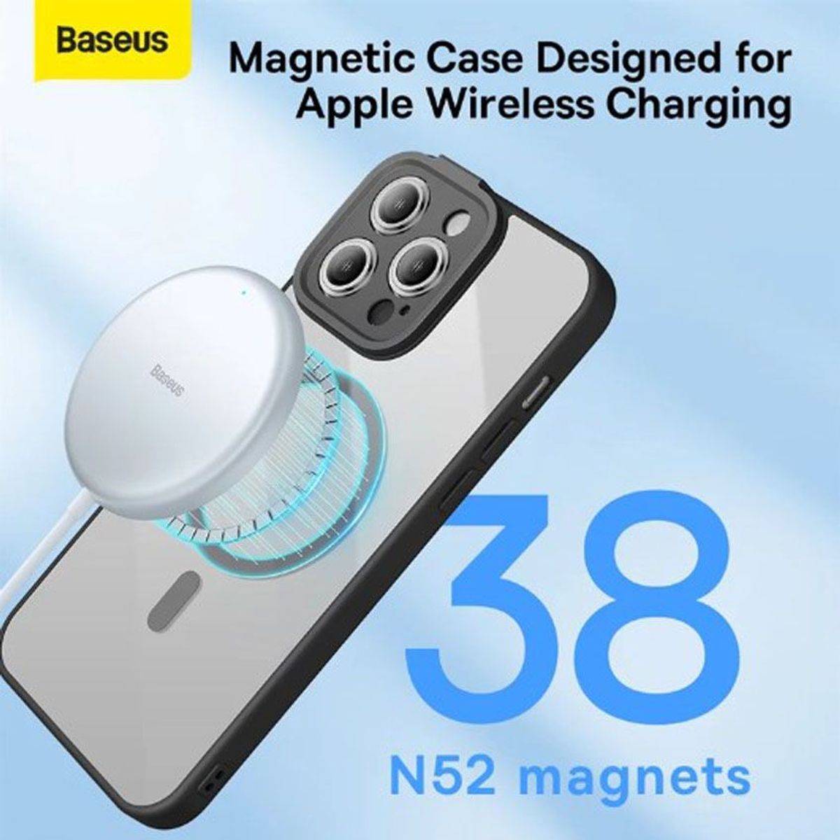 BASEUS - Case Protector Funda Baseus Antishock MagSafe Apple iPhone 14 Pro