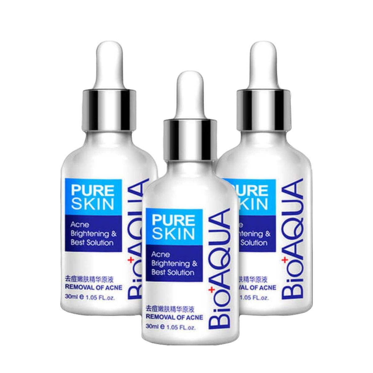 BIOAQUA - Pack 3 Serum anti acné Pure Skin BIOAQUA