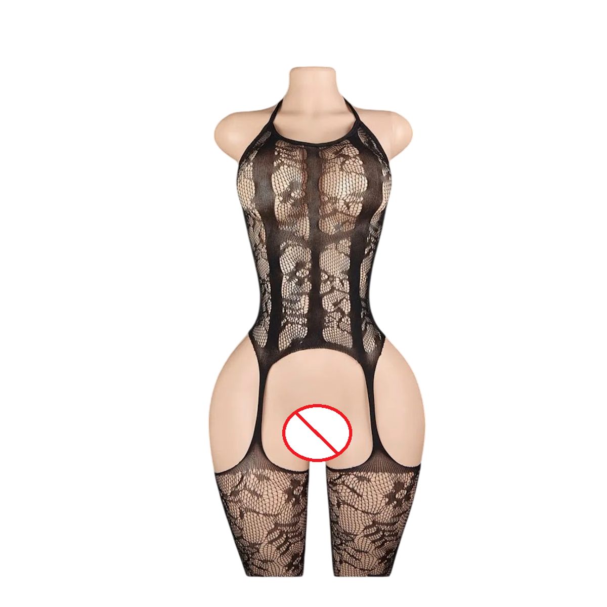 GENERICO - LENCERIA CORPORAL MALLA  CATSUIT VESTIDO