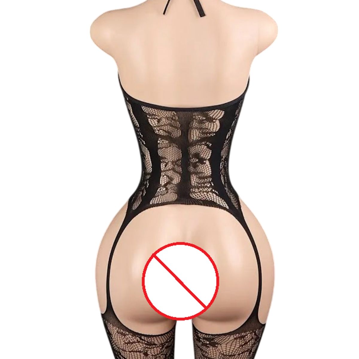 GENERICO - LENCERIA CORPORAL MALLA  CATSUIT VESTIDO