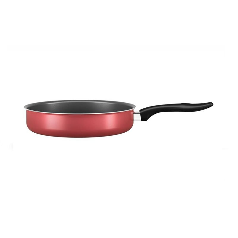 BRINOX - Sartén Recta 28cm 3L Brinox Maple Rojo