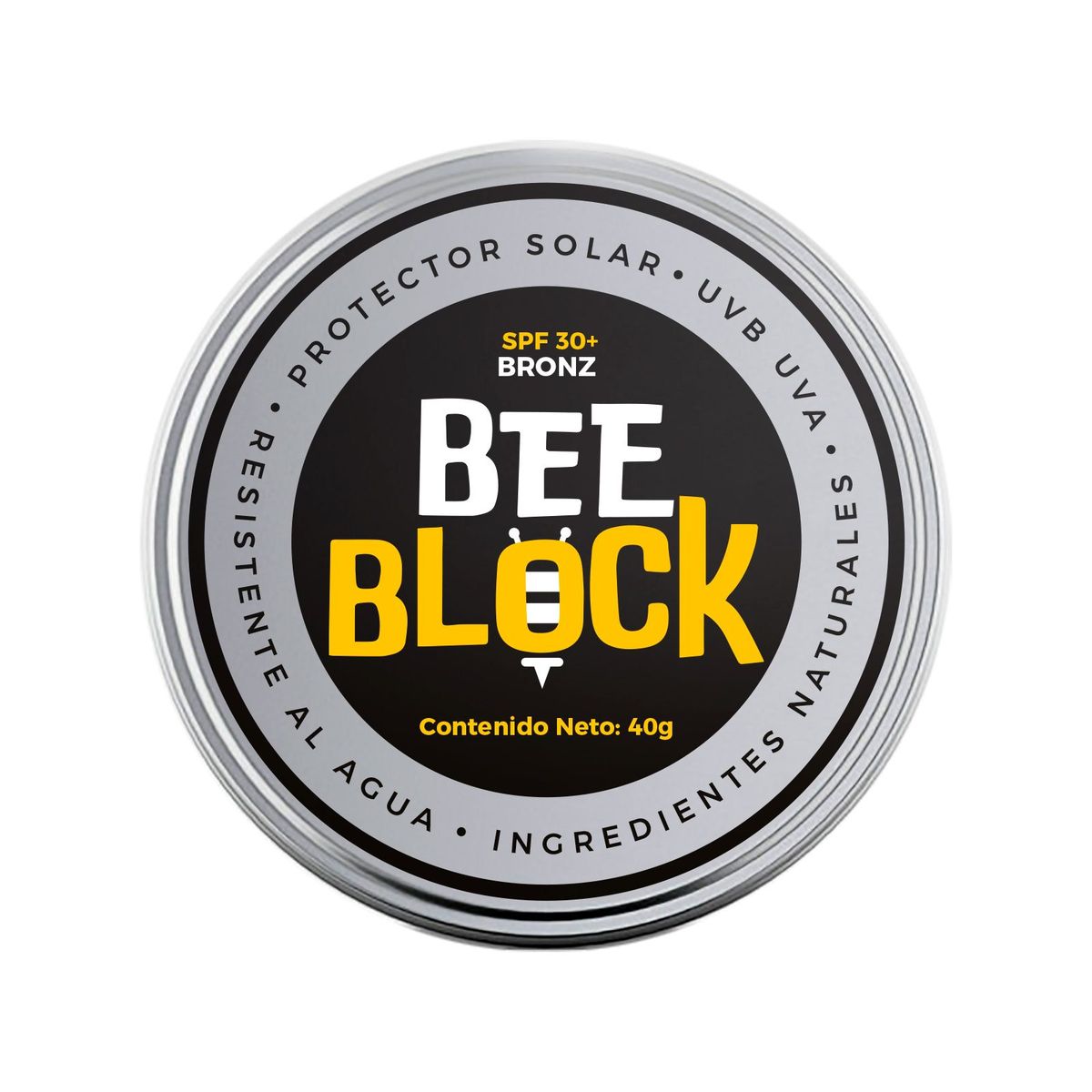 GENERICO - Bee Block bloqueador solar de origen natural Lata