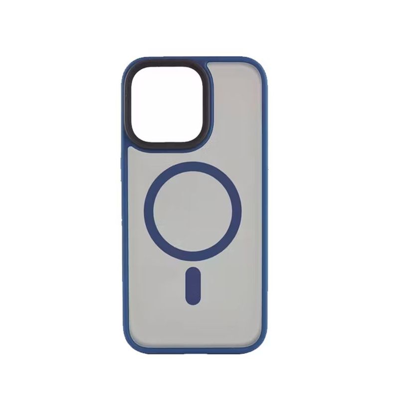 GENERICO - Case Magsafe Mate para iPhone 15 Azul