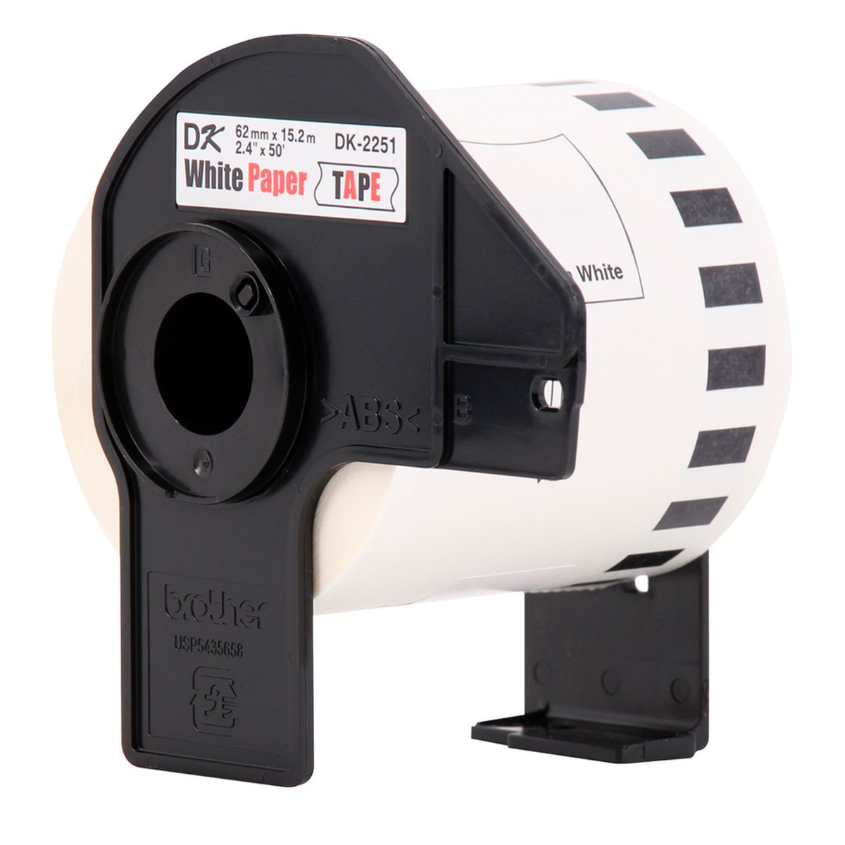 BROTHER - CINTA BROTHER DK-2251 R/CONTINUO NEGRO/ROJO SOBRE BLANCO P/N:DK-2251