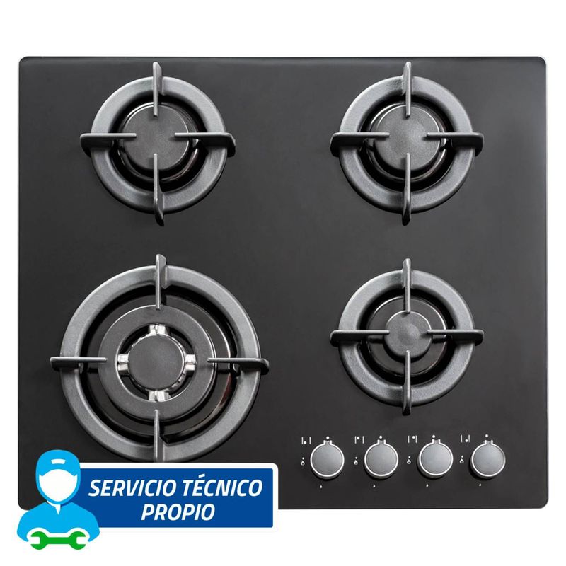 INDURAMA - Cocina Empotrable Indurama 4 Quemadores EGI604VDNEG