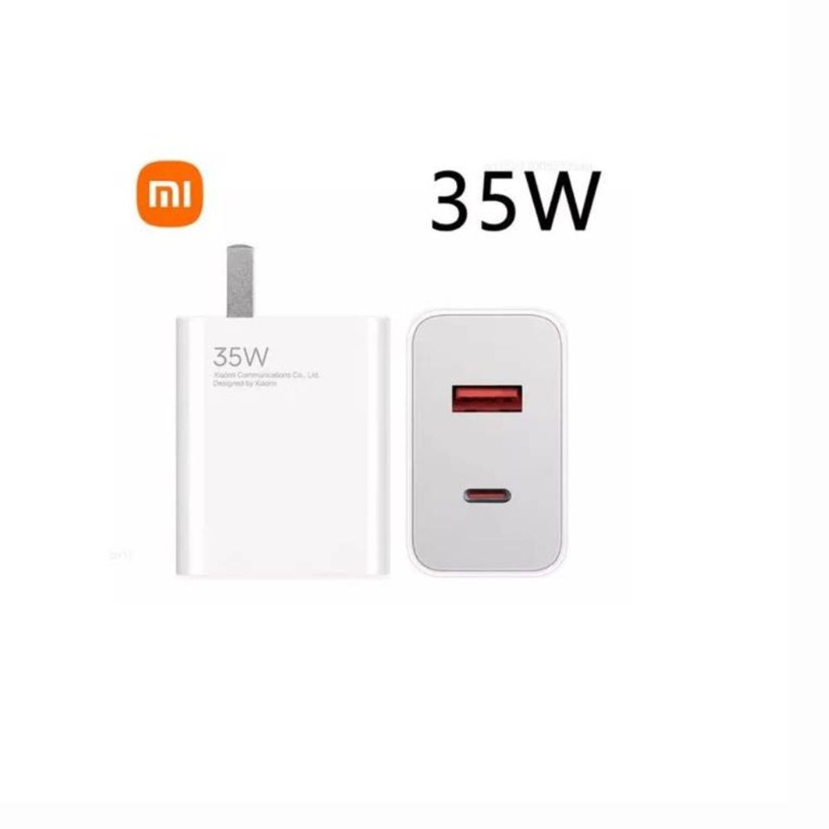 XIAOMI - Cargador Para Xiaomi 35W Doble Puerto USB - A y USB C - Original