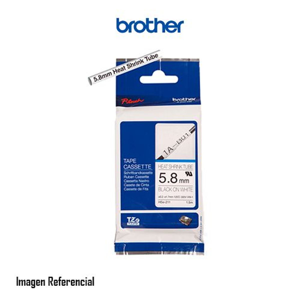 BROTHER - CINTA BROTHER HSE-211 TERMOCONTRAIBLE PT-E300/PT-E550W P/N: HSE211