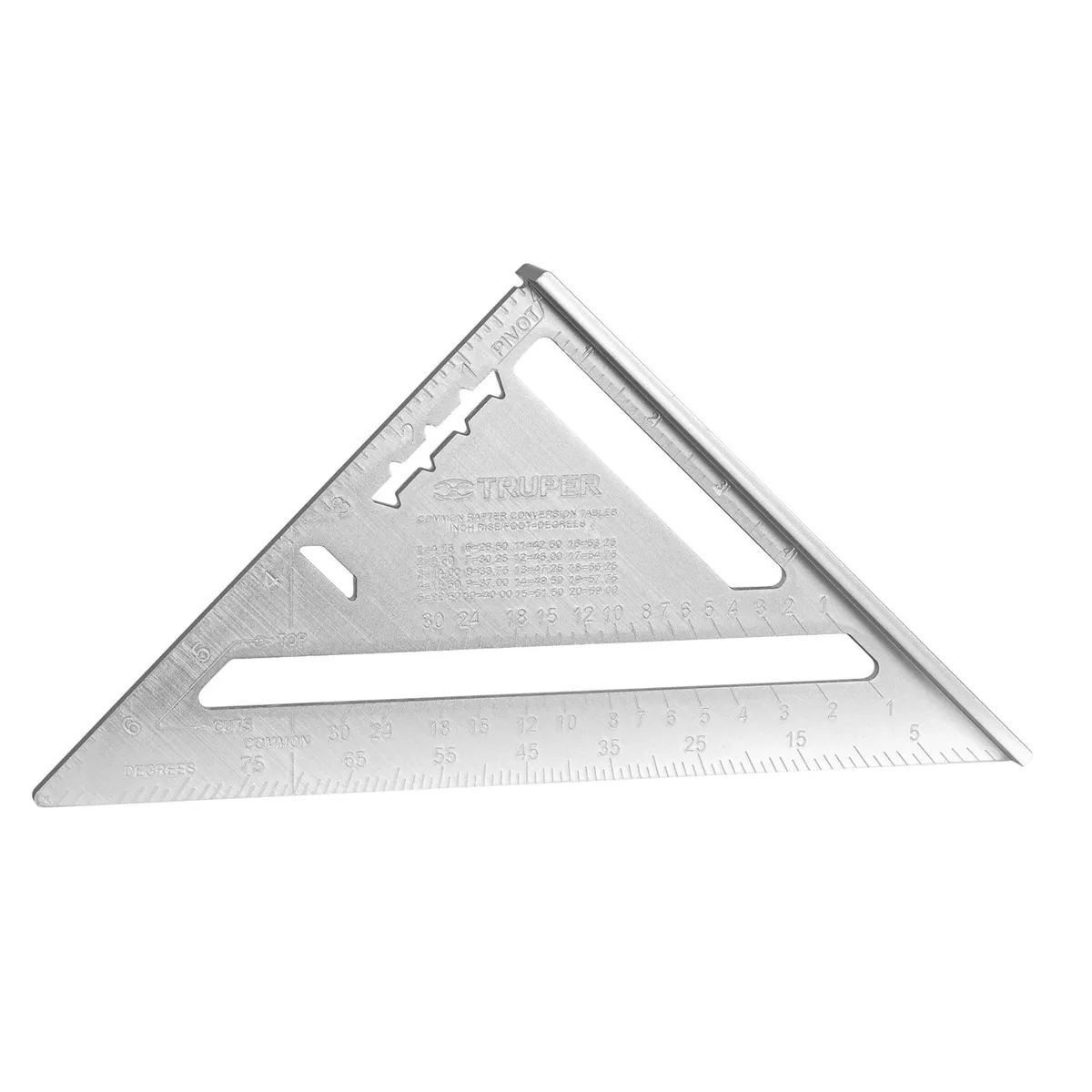 TRUPER - Escuadra rápida, de aluminio 7 pulgadas, Truper