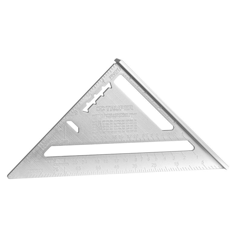 TRUPER - Escuadra rápida, de aluminio 7 pulgadas, Truper