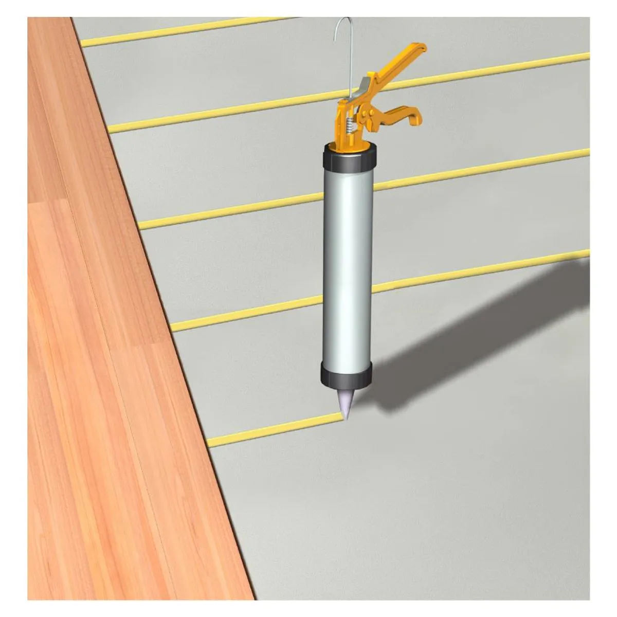 SIKA - Adhesivo elástico para el pegado de pisos madera Sikabond 52 Parquet