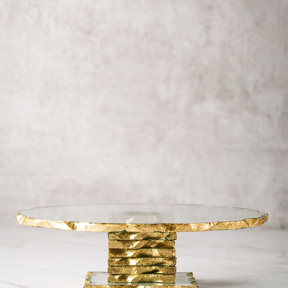 GENERICO - Soporte para Tarta Dorado