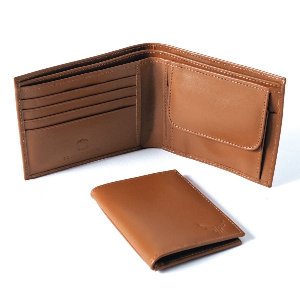 ARMUZ - Billetera de Cuero Vacuno Premium con tarjetero de regalo AR09