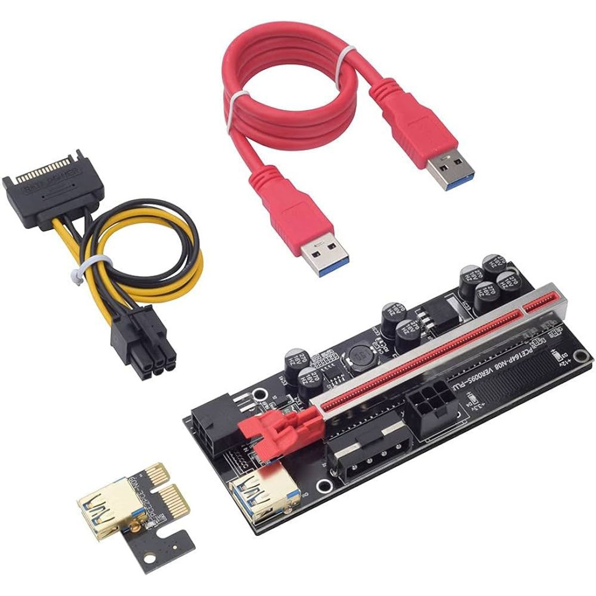 GENERICO - Riser Pci Express 1x A 16x 60cm Usb 3.0 V009