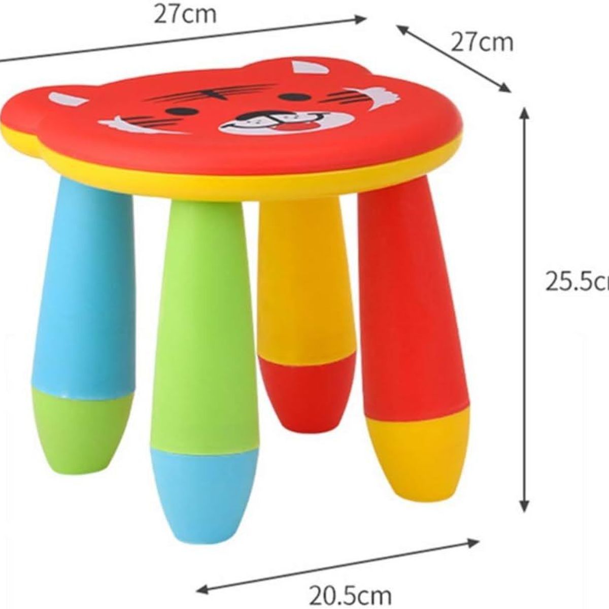 GENERICO - SILLAS DE DIBUJOS ANIMADOS PARA NIÑOS - ROJO