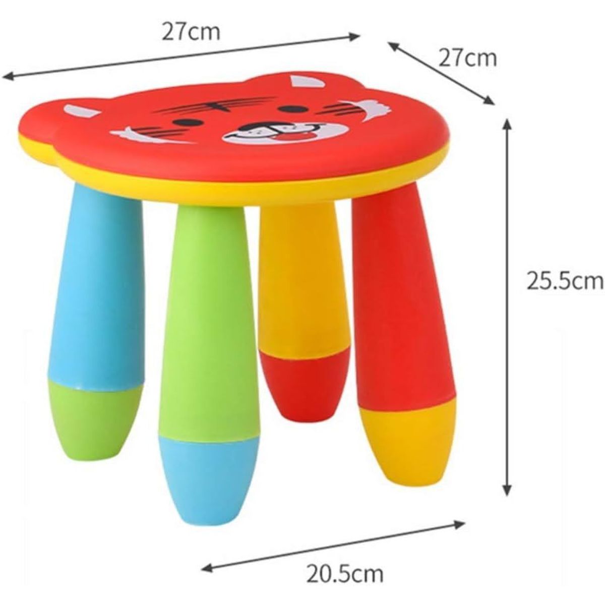 GENERICO - SILLAS DE DIBUJOS ANIMADOS PARA NIÑOS - ROJO