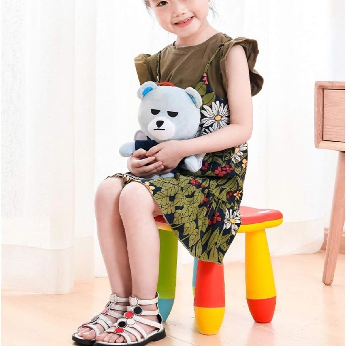 GENERICO - SILLAS DE DIBUJOS ANIMADOS PARA NIÑOS - ROJO