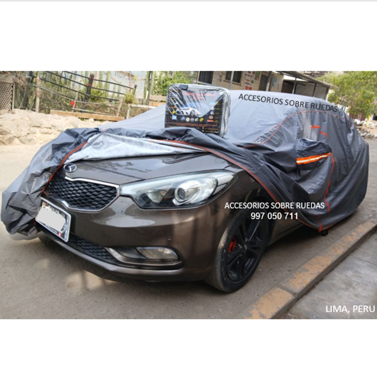 GENERICO - Cobertor KIA CERATO SEDAN impermeable acolchado