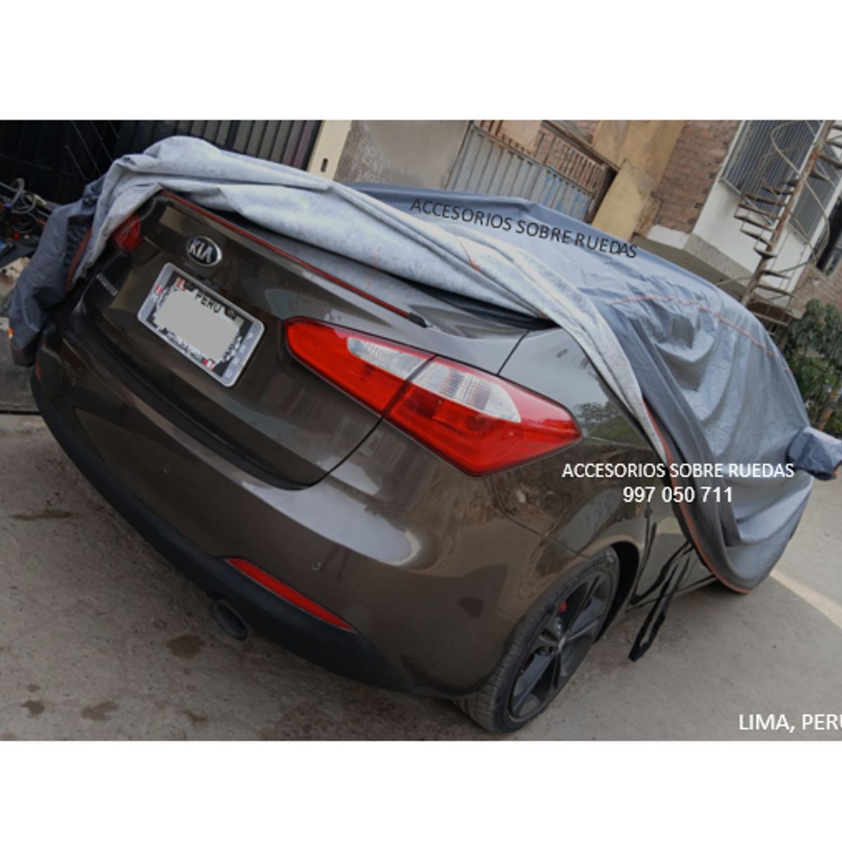 GENERICO - Cobertor KIA CERATO SEDAN impermeable acolchado