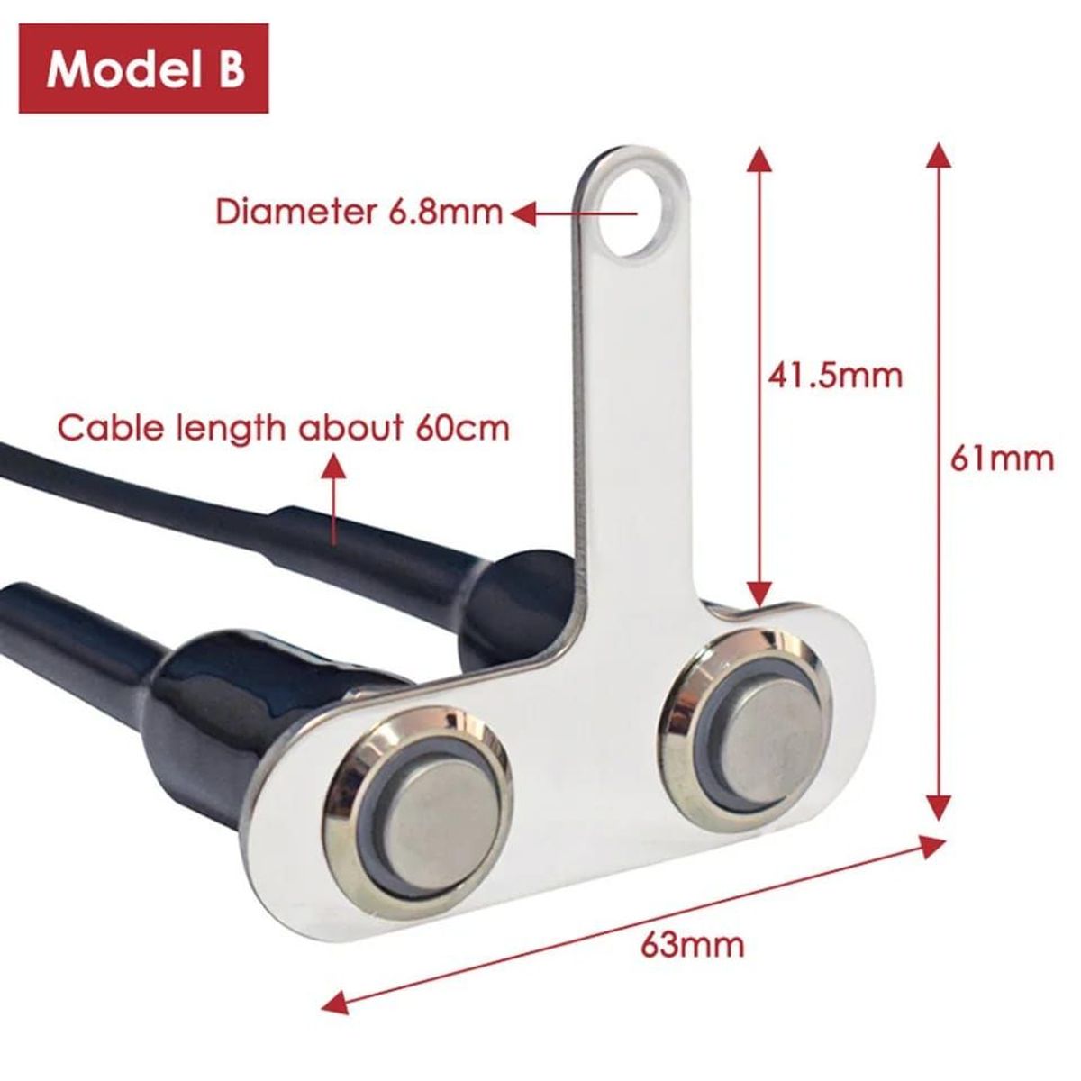 GENERICO - BOTON INTERRUPTOR LED DOBLE ENCENDIDO Y APAGADO