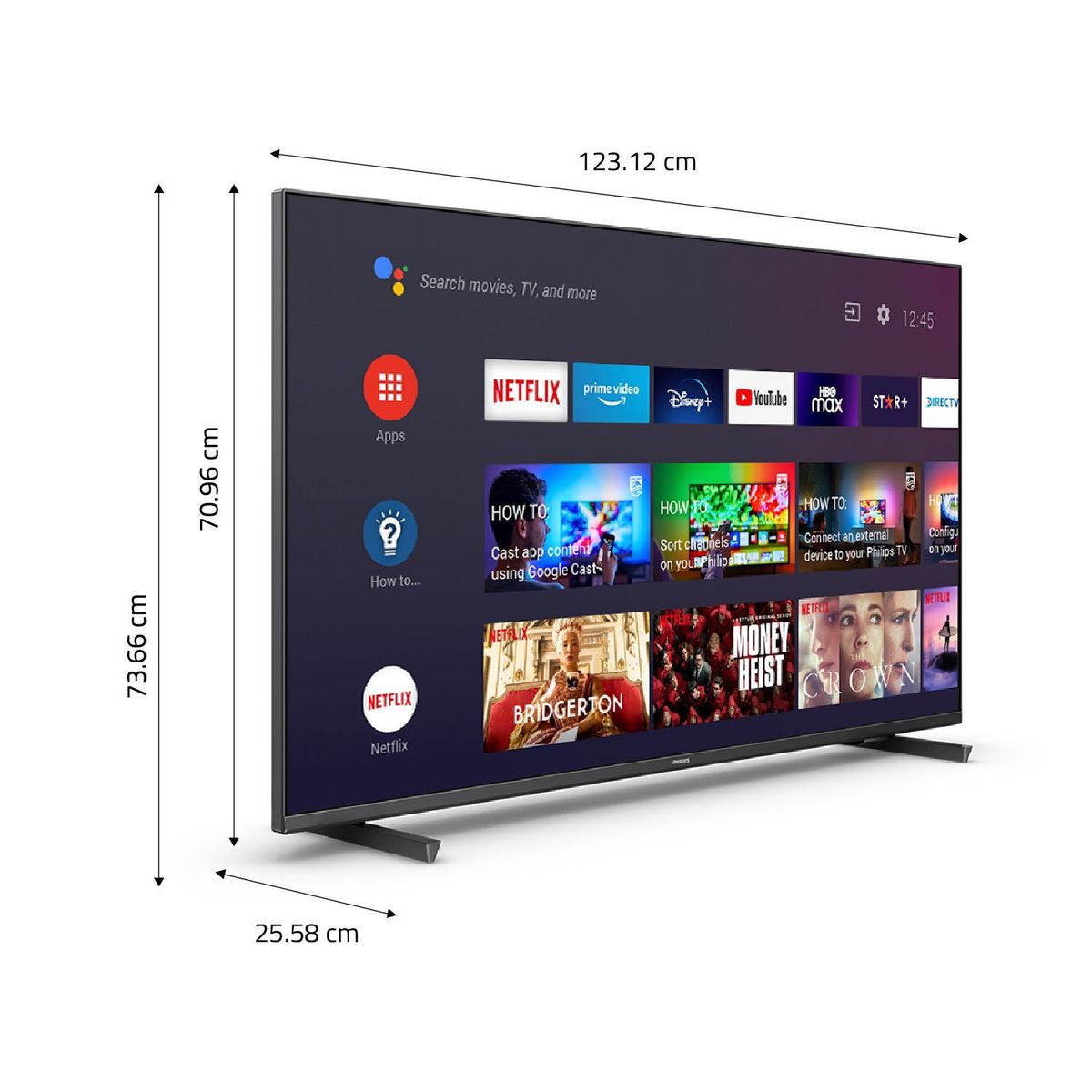 PHILIPS - Televisor Smart UHD 4K Philips 55 pulgadas Led 55PUD7906 Ambilight