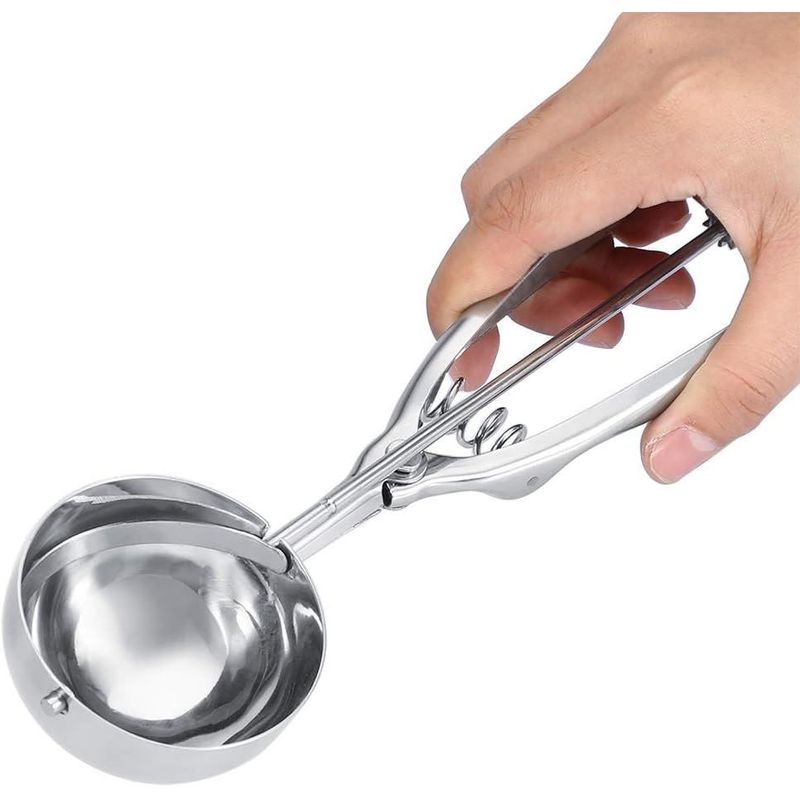 GENERICO - CUCHARA DE HELADO DE ACERO INOXIDABLE – 6 CM