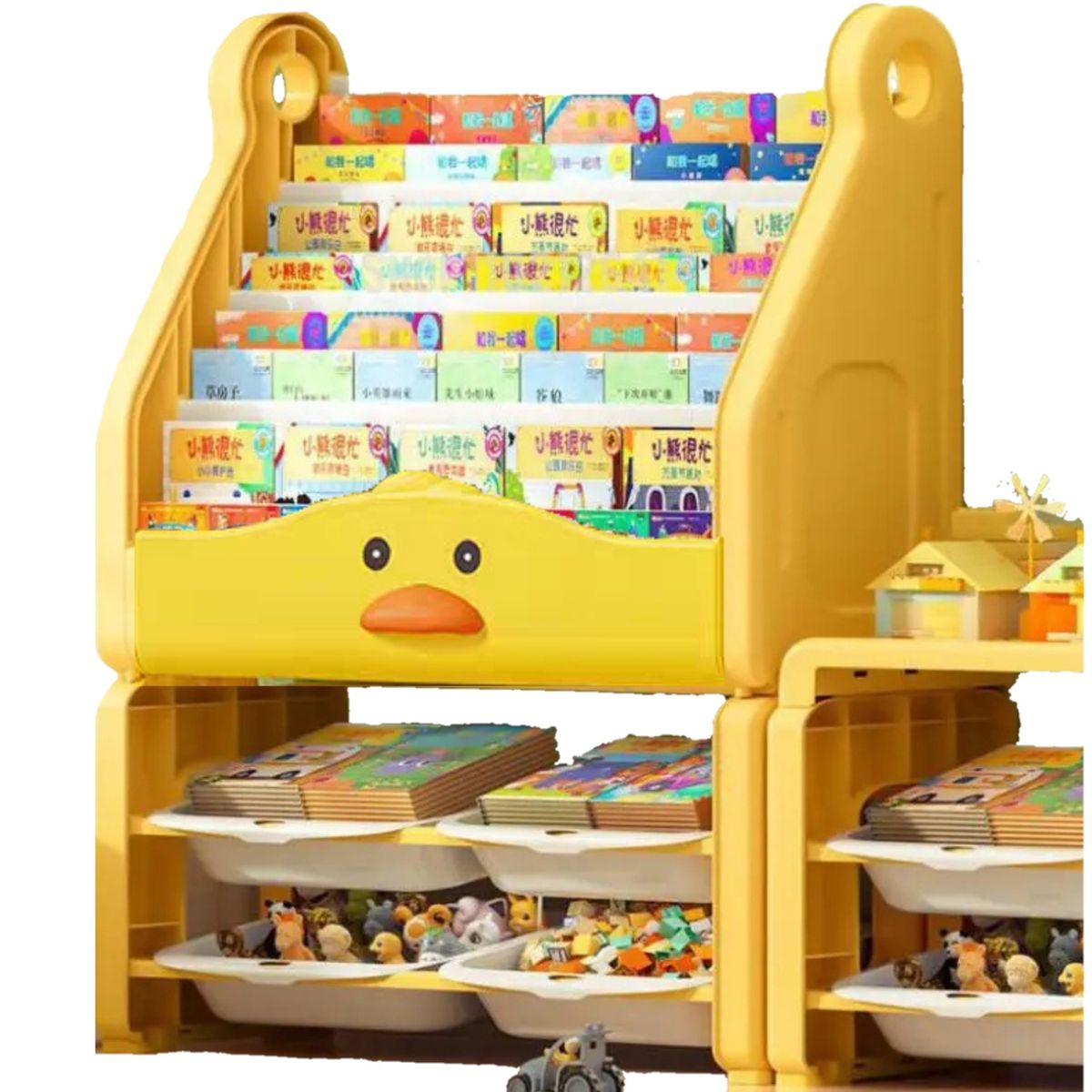 IMPORTADO MC - Organizador de Plástico MONTESSORI para libros y juguetes infantil