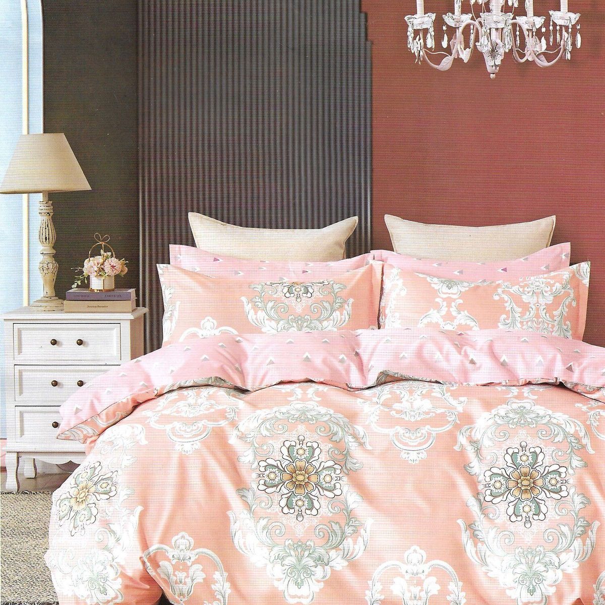 VENECIA - Set de Edredón 2 Pz + Set de Sabanas + Fundas de 5 piezas